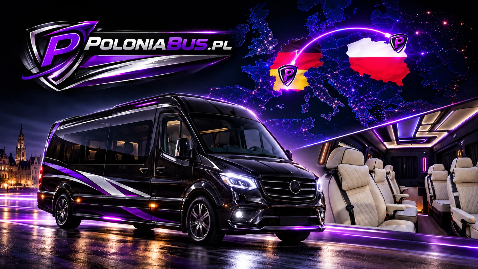 Busy z Niemiec do województwa podlaskiego Polonia Bus – przewóz door to door